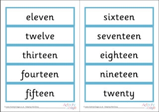 number printables for classroom and home