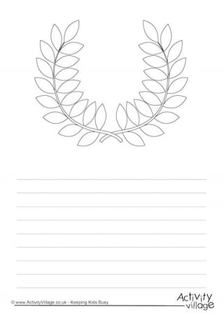Olympic Wreath Story Paper