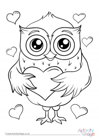 Valentine's Day Colouring Pages