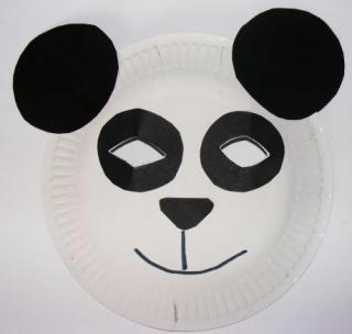 Paper Plate Panda