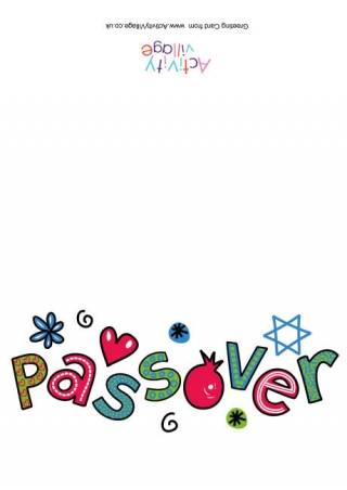 Passover Activities for Kids