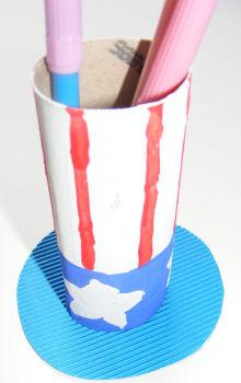 Patriotic Pen Pot Craft