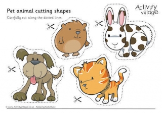 Pet Animal Cutting Shapes