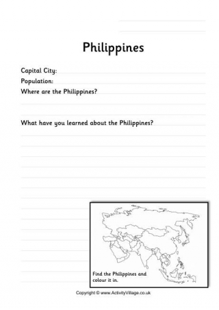 Philippines Location Worksheet