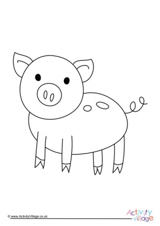 Farm Animal Colouring Pages for Kids