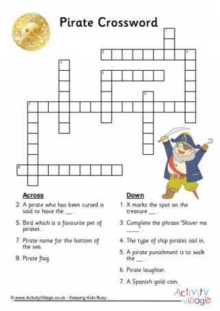 Pirate Crossword