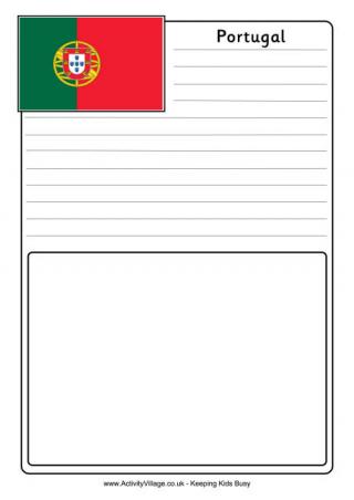 Portugal Notebooking Page