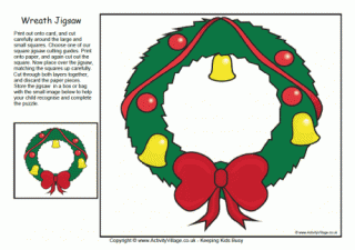 Christmas Wreath Jigsaw