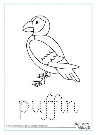 Puffin Word Tracing