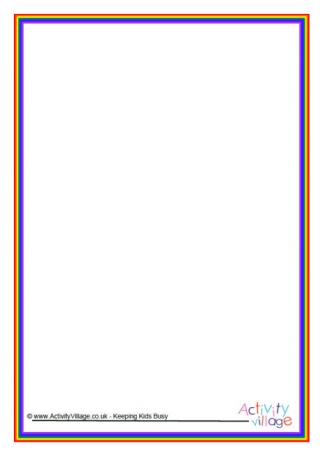 Rainbow Frame - Portrait
