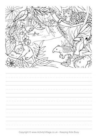 Rainforest Story Paper