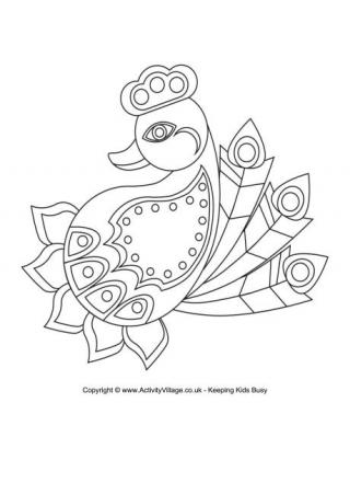 Rangoli Designs to Color, Teaching Resource