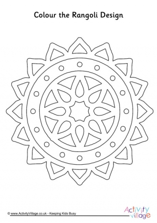 rangoli designs for coloring pages