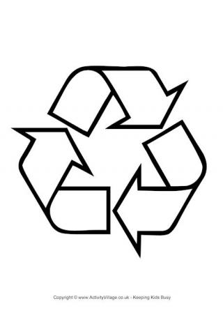 recycle bin coloring pages