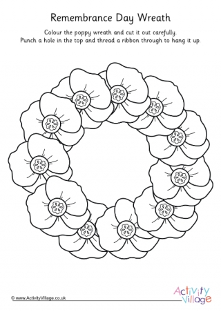 remembrance day online coloring pages