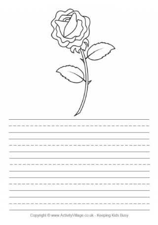 creative writing rose description