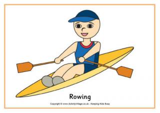 Rowing Poster