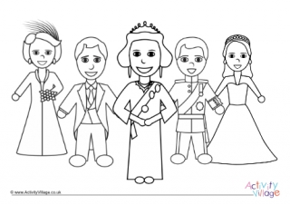 queen elizabeth coloring pages