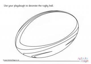 Rugby Player Writing Paper