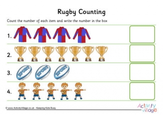 Rugby Worksheets