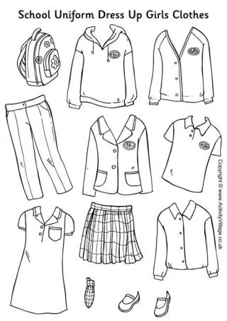 school uniform dress up