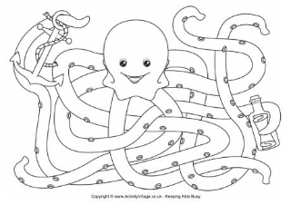 Sea Creature Mazes