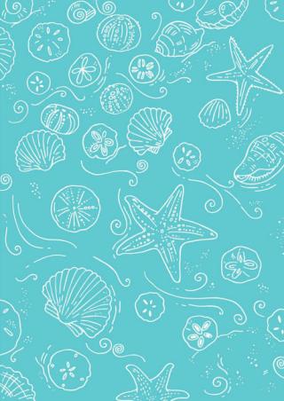 seaside scrapbook paper