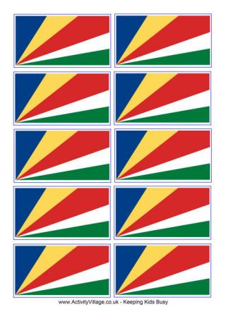 Seychelles Flag Printable