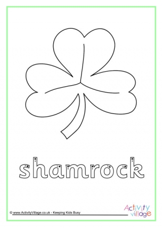 Shamrock Finger Tracing