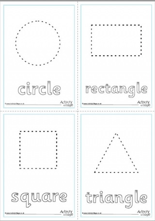 triangle square circle and rectangle clipart