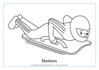 2022 winter olympic coloring pages