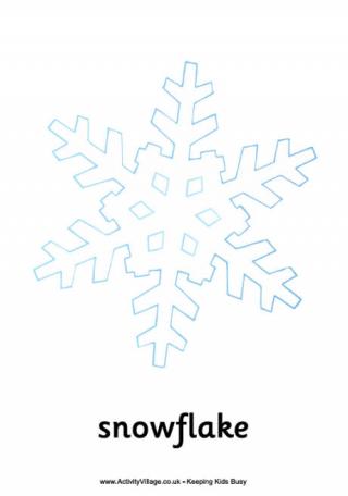 Snowflake Poster