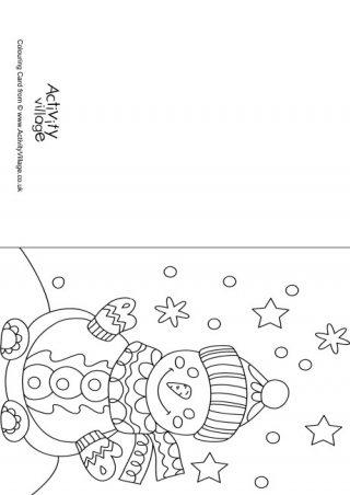 printable christmas cards to color