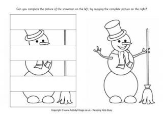Snowman Puzzles