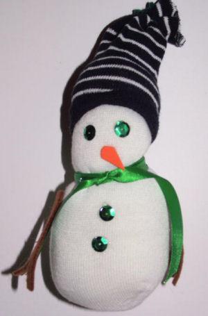 Plastic Bag Snowman Craft For Kids