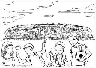 coloring pages of south africa