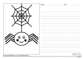Spider and Web Story Paper
