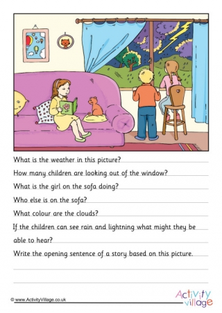 comprehension pictures for kids