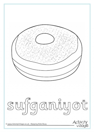 Sufganiyot Finger Tracing