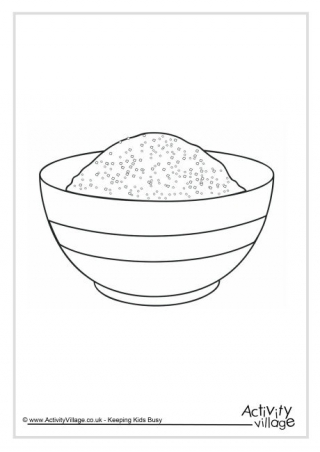 flour coloring pages