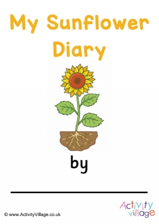 Sunflower Life Cycle Diary Booklet