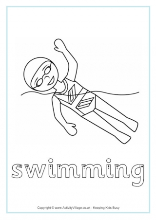 Swimming Printables