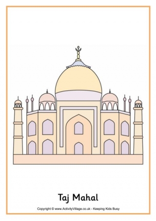 Learn how to draw the Taj Mahal monument in MS Paint | How to draw easy ...  : r/mspaint
