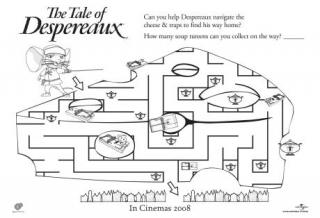 tale of desperoux coloring pages
