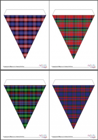 Tartan Bunting - Large