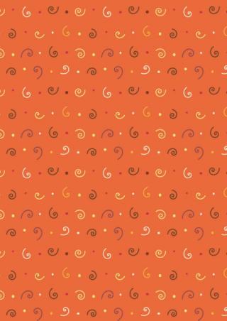 Thanksgiving Scrapbook Paper Swirls