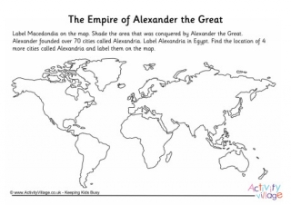 The Empire of Alexander the Great Worksheet