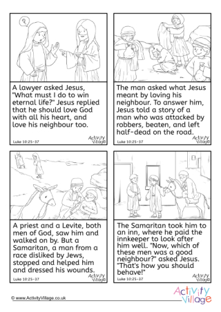 The Good Samaritan - Luke 10:25-37 - Bible Stories for Kids