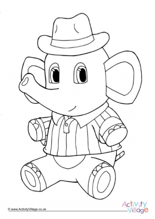 Misfit Toys Coloring Pages Elephant Coloring Pages