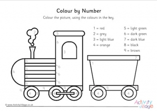 Transport Colour by Number